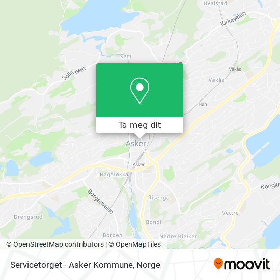 Servicetorget - Asker Kommune kart