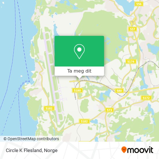Circle K Flesland kart