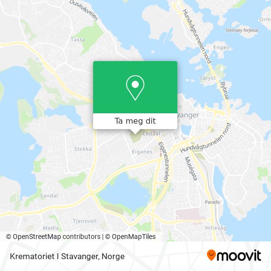 Krematoriet I Stavanger kart