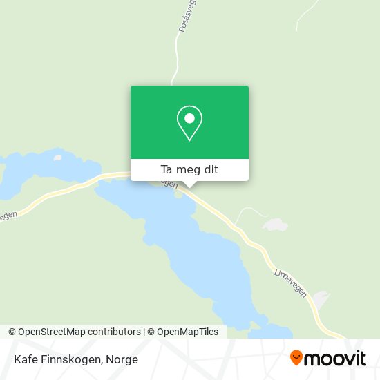 Kafe Finnskogen kart