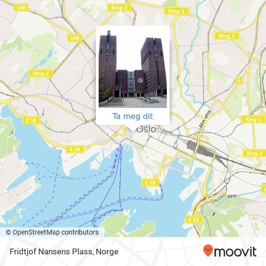 Fridtjof Nansens Plass kart