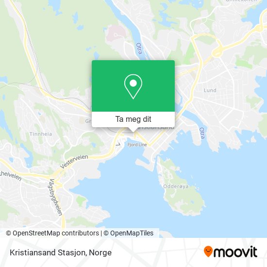Kristiansand Stasjon kart