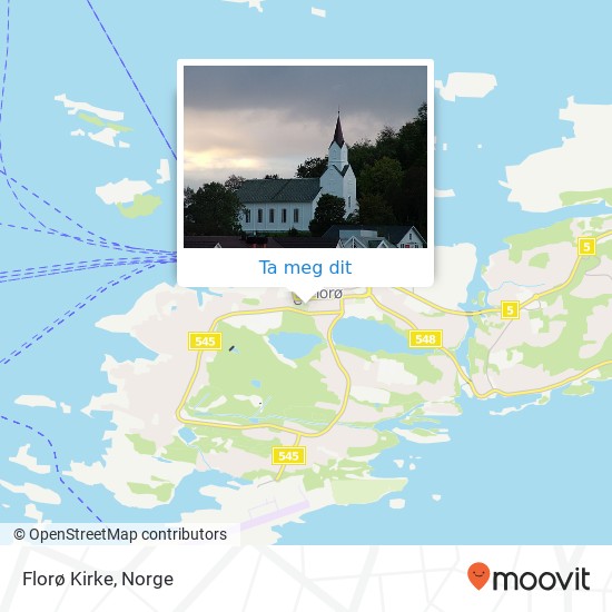 Florø Kirke kart