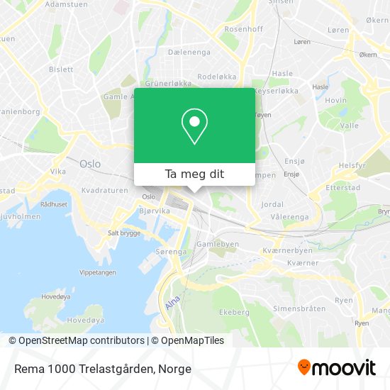 Rema 1000 Trelastgården kart