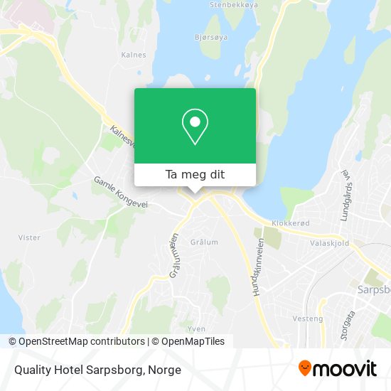 Quality Hotel Sarpsborg kart