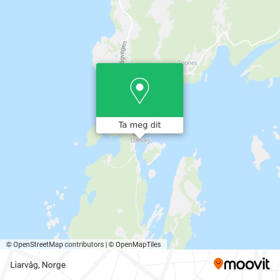 Liarvåg kart