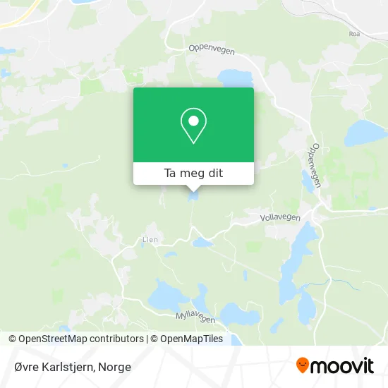 Øvre Karlstjern kart