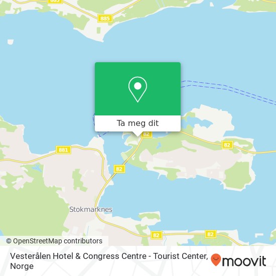 Vesterålen Hotel & Congress Centre - Tourist Center kart