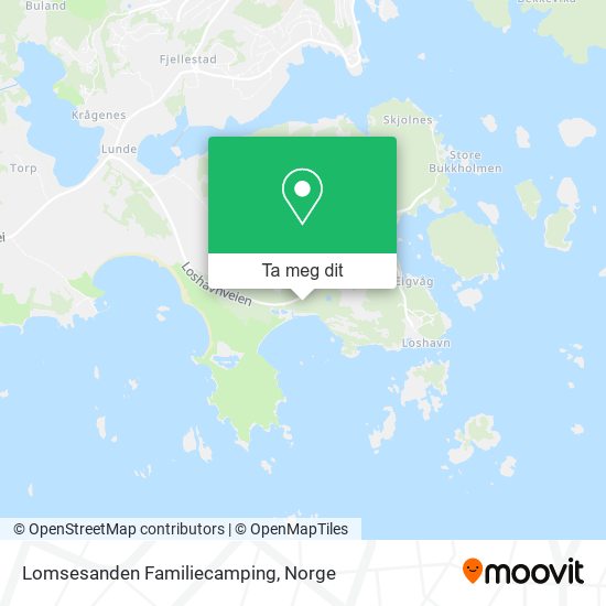 Lomsesanden Familiecamping kart