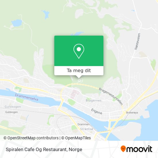 Spiralen Cafe Og Restaurant kart