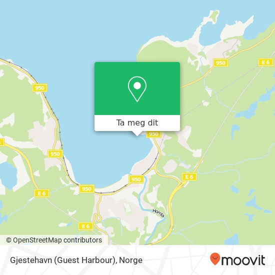 Gjestehavn (Guest Harbour) kart