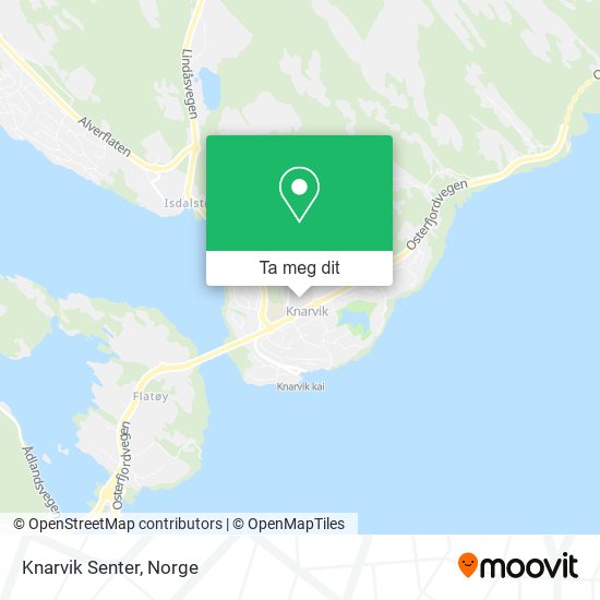 Knarvik Senter kart