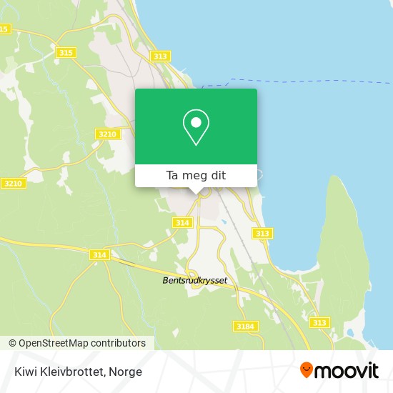 Kiwi Kleivbrottet kart