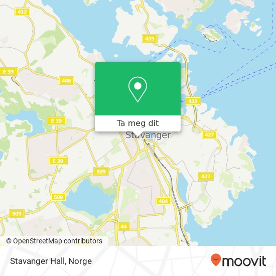 Stavanger Hall kart
