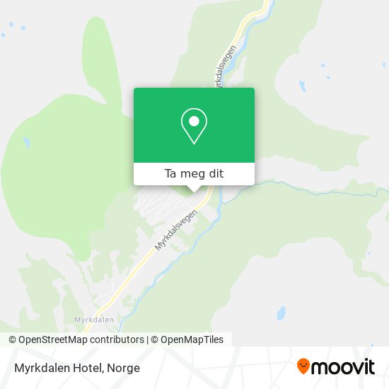 Myrkdalen Hotel kart