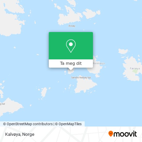 Kalvøya kart