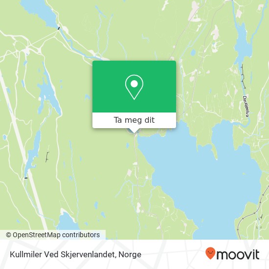 Kullmiler Ved Skjervenlandet kart