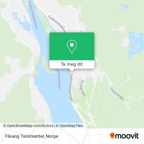 Fåvang Turistsenter kart