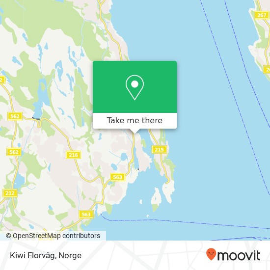 Kiwi Florvåg kart