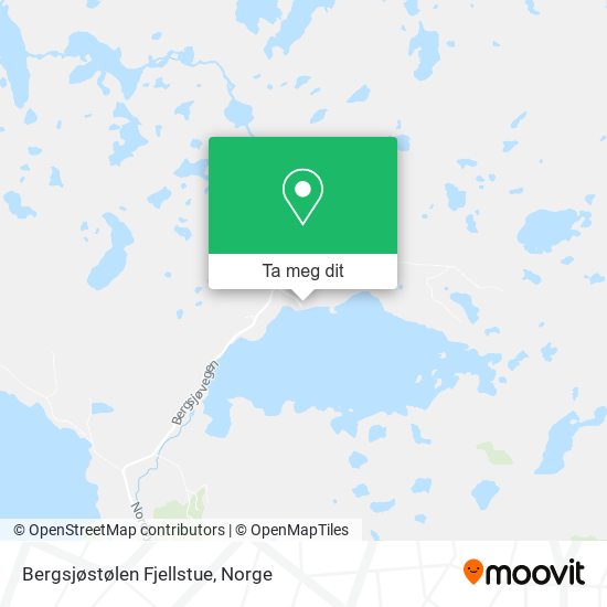 Bergsjøstølen Fjellstue kart