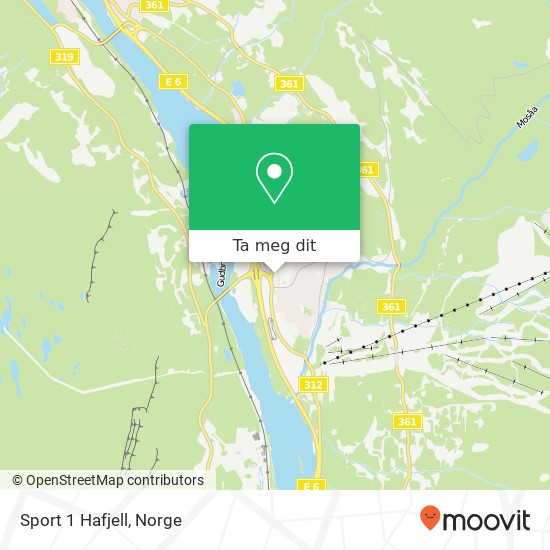 Sport 1 Hafjell kart