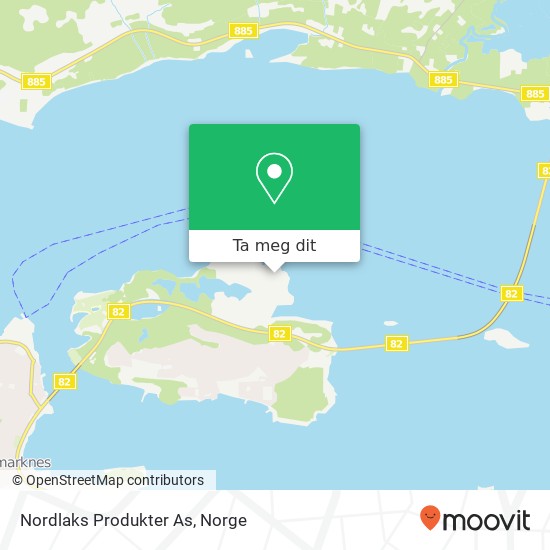 Nordlaks Produkter As kart