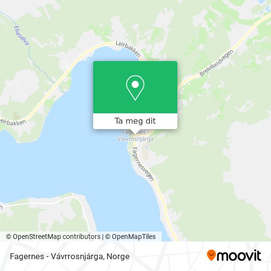 Fagernes - Vávrrosnjárga kart