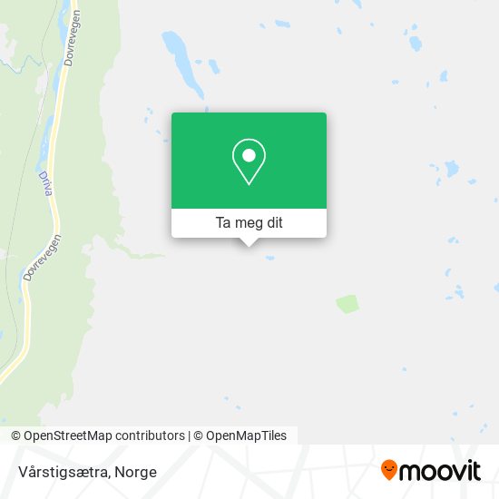 Vårstigsætra kart