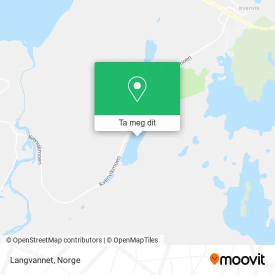 Langvannet kart