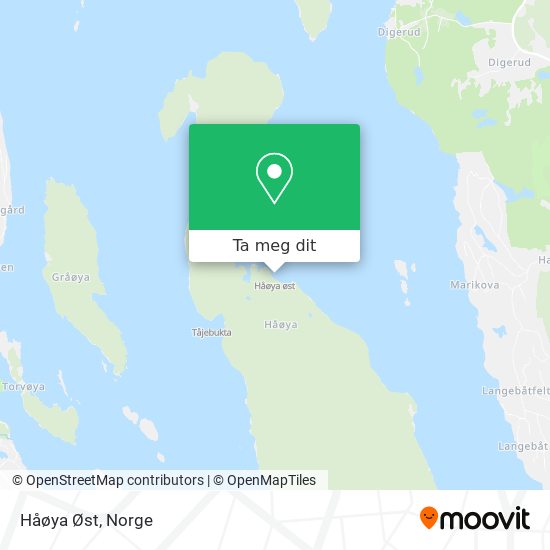 Håøya Øst kart