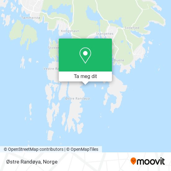 Østre Randøya kart