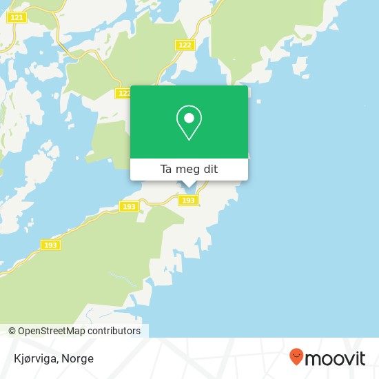 Kjørviga kart