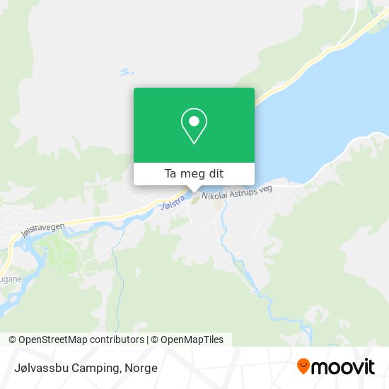 Jølvassbu Camping kart