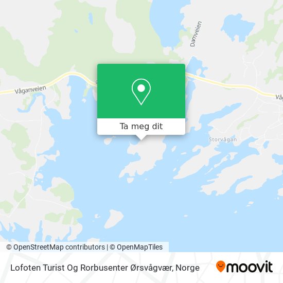 Lofoten Turist Og Rorbusenter Ørsvågvær kart