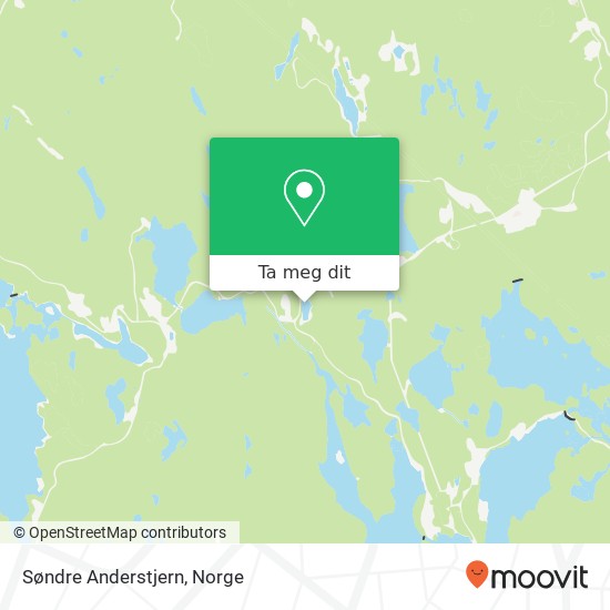 Søndre Anderstjern kart