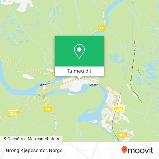 Grong Kjøpesenter kart