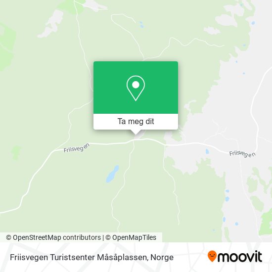 Friisvegen Turistsenter Måsåplassen kart