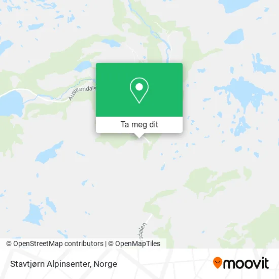 Stavtjørn Alpinsenter kart