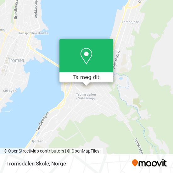 Tromsdalen Skole kart