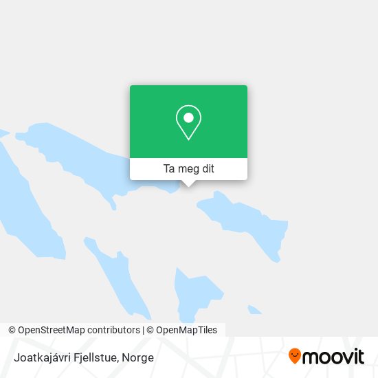 Joatkajávri Fjellstue kart