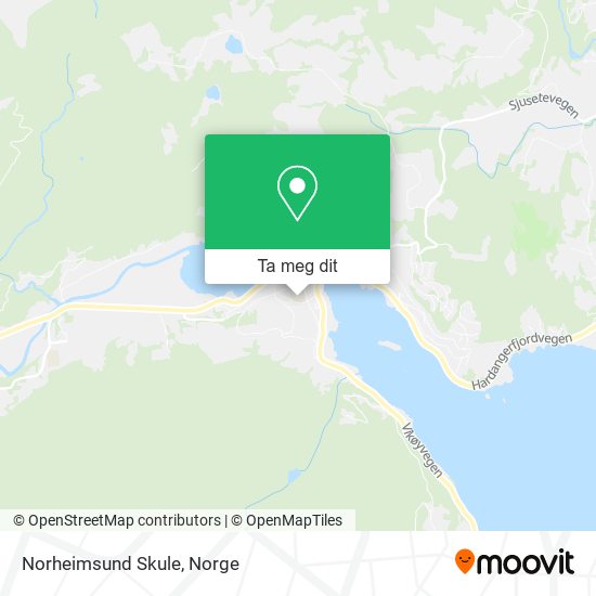 Norheimsund Skule kart