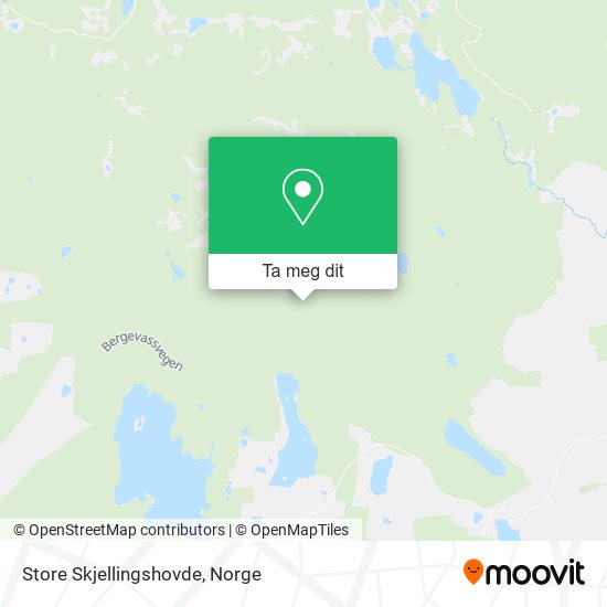 Store Skjellingshovde kart