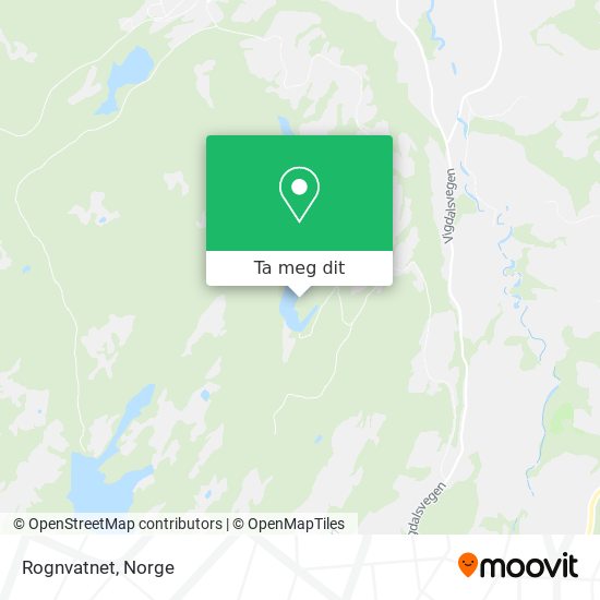 Rognvatnet kart