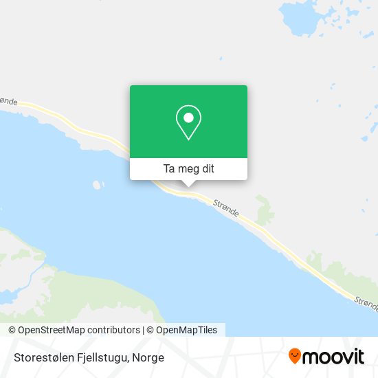 Storestølen Fjellstugu kart