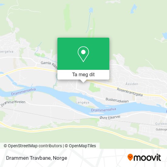 Drammen Travbane kart