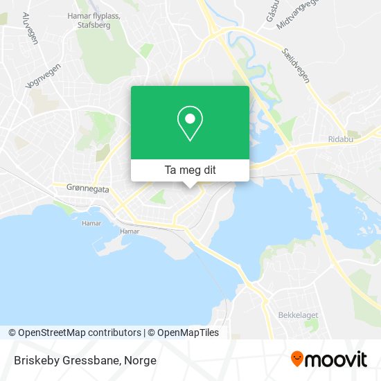 Briskeby Gressbane kart