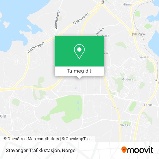 Stavanger Trafikkstasjon kart
