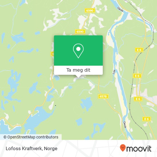 Lofoss Kraftverk kart