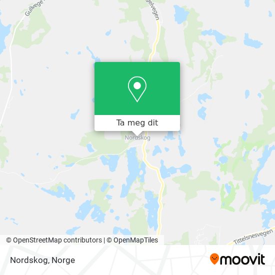 Nordskog kart