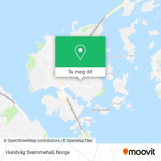 Hundvåg Svømmehall kart
